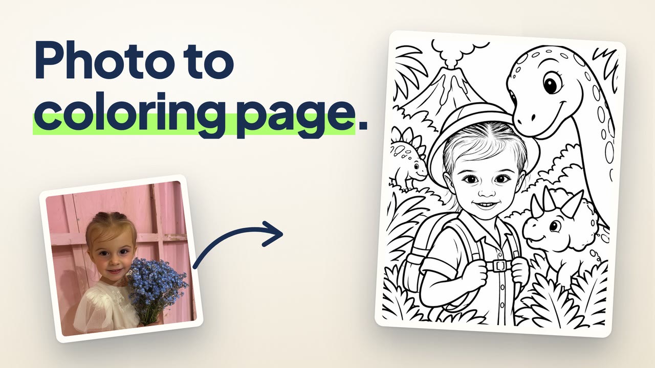 Watch: How to turn a photo into a coloring page (free)